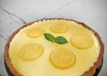 Tarte citron & basilic